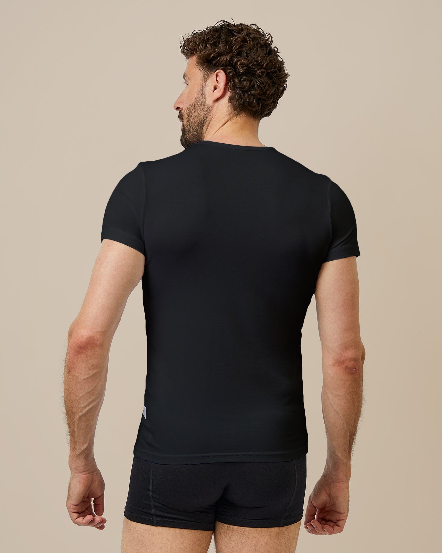 BOXR | Bambus T-Shirt 4er-Pack - Schwarz - Letzte Teile