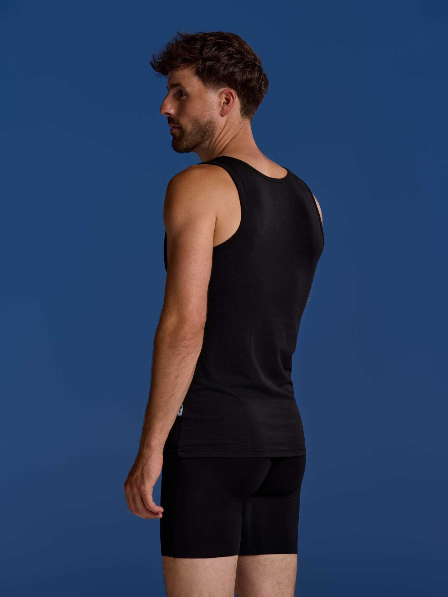 BOXR | Bambus Tank Top - 2er-Pack - Schwarz