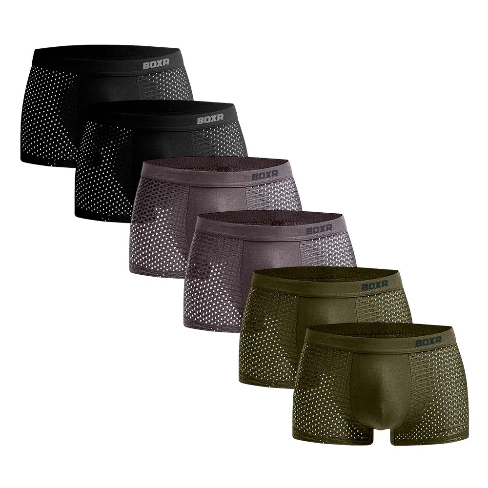 BOXR | Bambus Boxers 2.0 - 6er-Pack - Waldluft