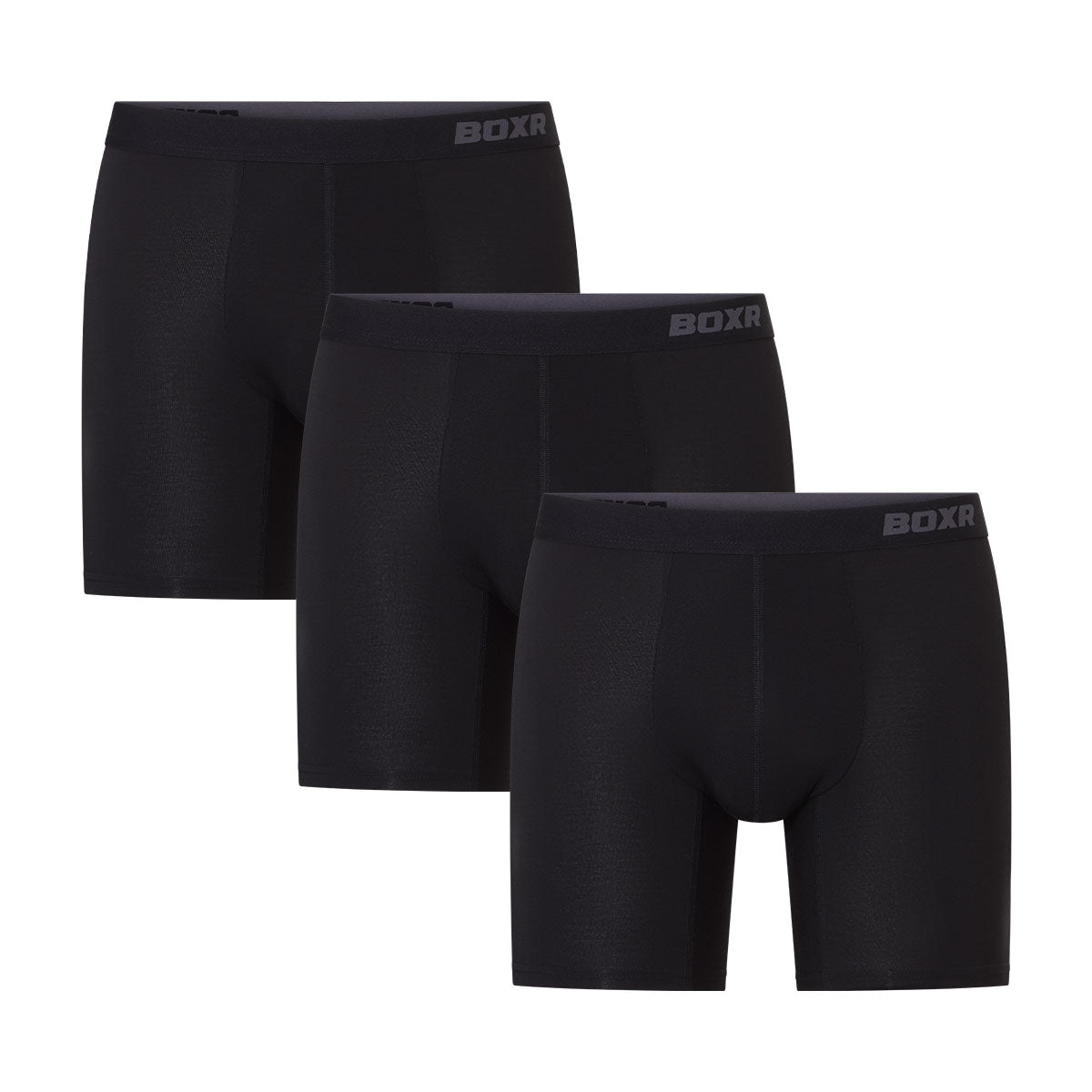 BOXR | Bambus Boxershorts Pro - 3er-Pack - Schwarz