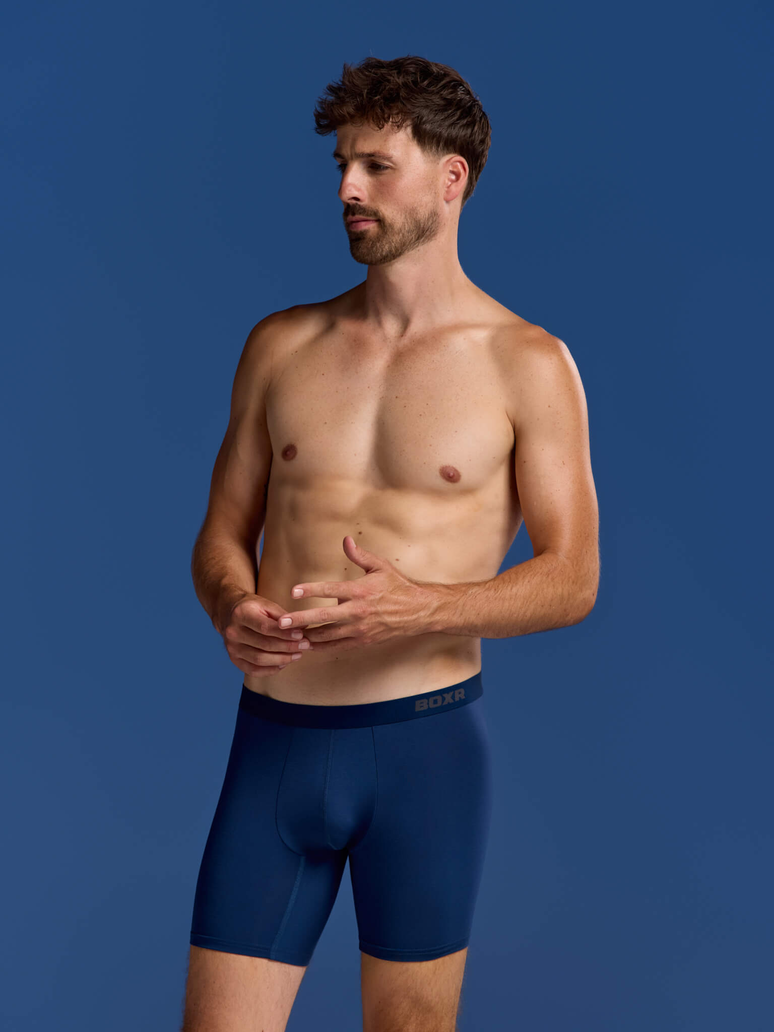 BOXR | Bambus Boxershorts Pro - 3er-Pack - Blau