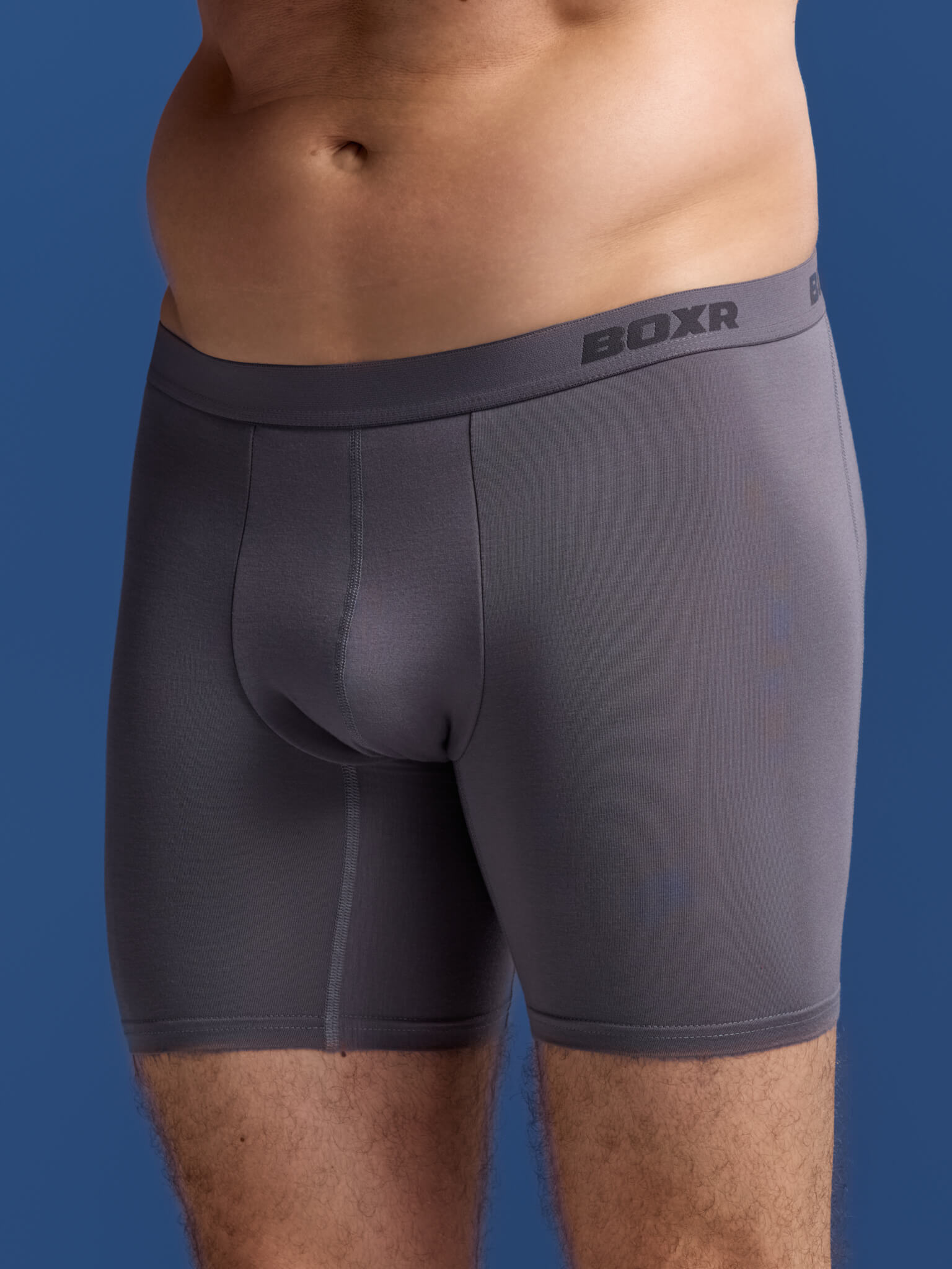 BOXR | Bambus Boxershorts Pro - 6er-Pack - Grau