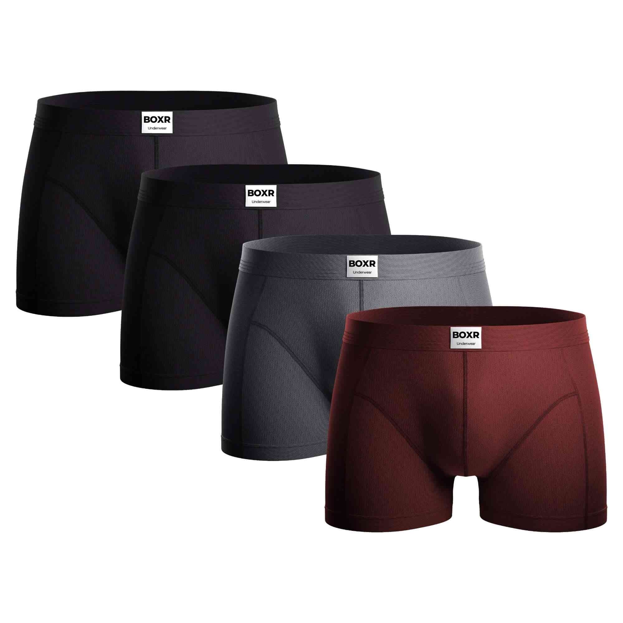 BOXR | Der Klassiker Bambus Boxer 4er-Pack Mehrfarbig
