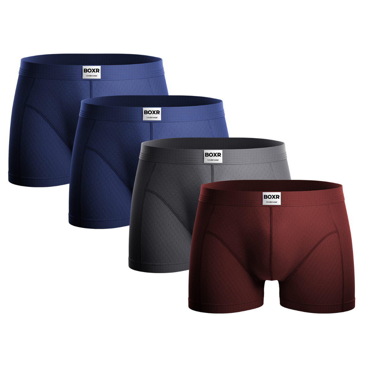 BOXR | Der Klassiker Bambus Boxer 4er-Pack Mehrfarbig