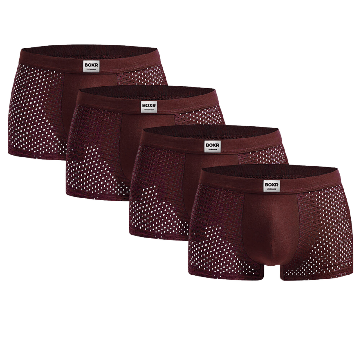 BOXR | Bambus Boxer 4er-Pack Rot