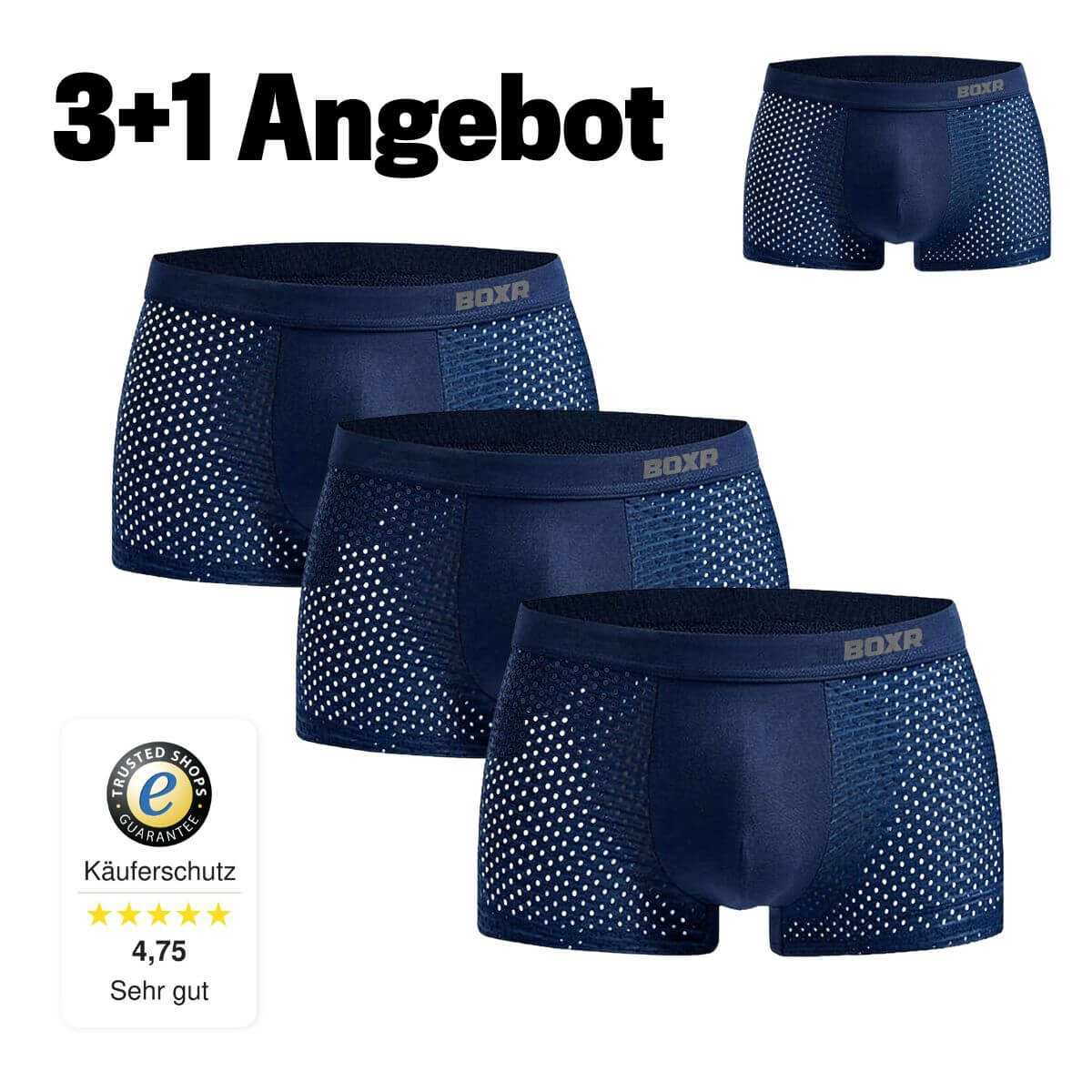 BOXR | Bambus Boxers 2.0 - 3+1 GRATIS