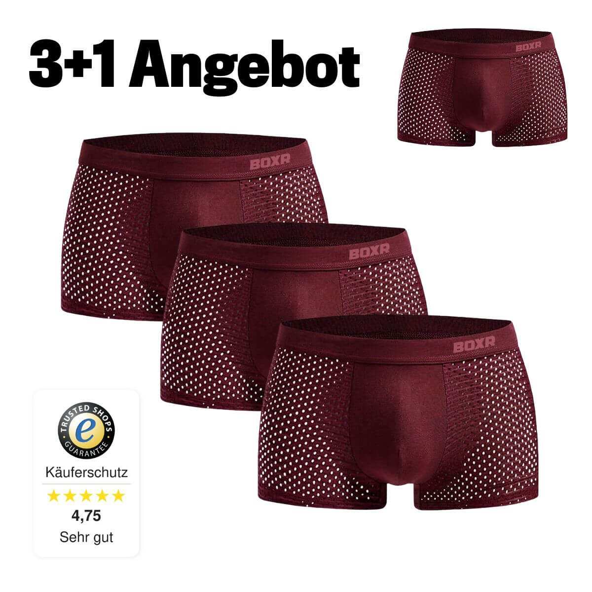 BOXR | Bambus Boxers 2.0 - 3+1 GRATIS