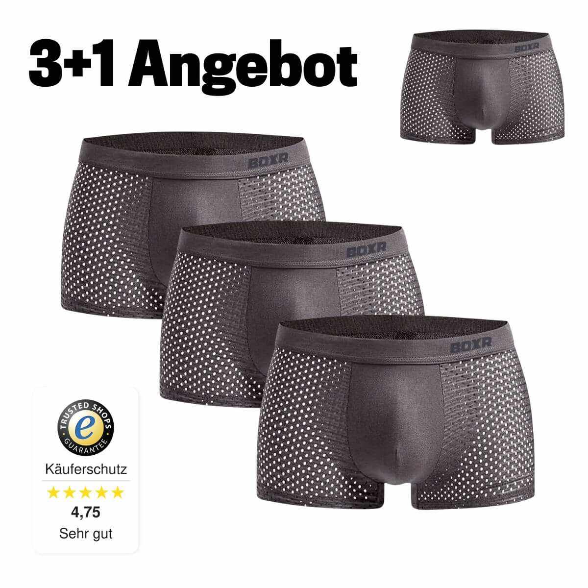 BOXR | Bambus Boxers 2.0 - 3+1 GRATIS