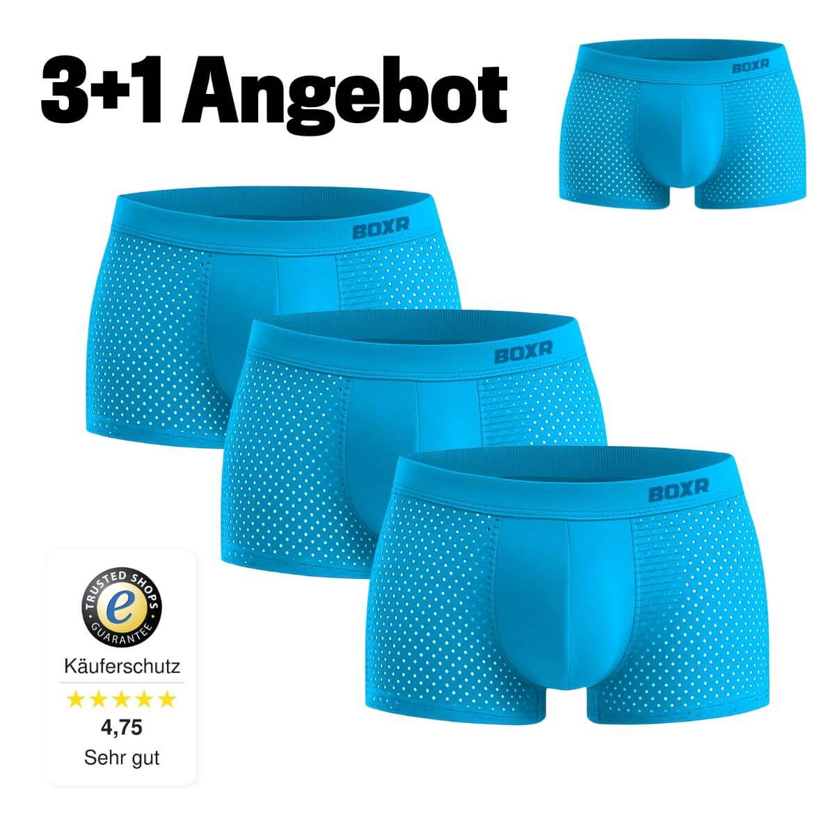 BOXR | Bambus Boxers 2.0 - 3+1 GRATIS