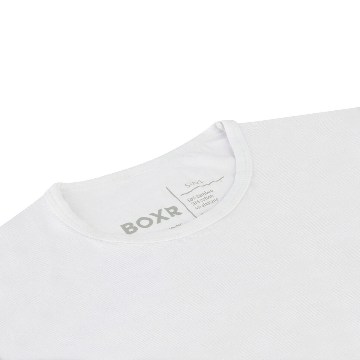 BOXR | Bambus Langarm T-Shirt 2-Pack Weiß