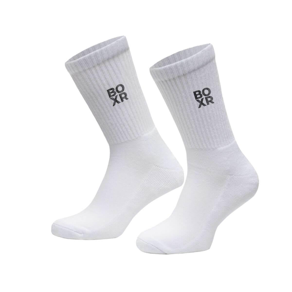 BOXR | Bambus Sportsocken 2er-Pack Weiß