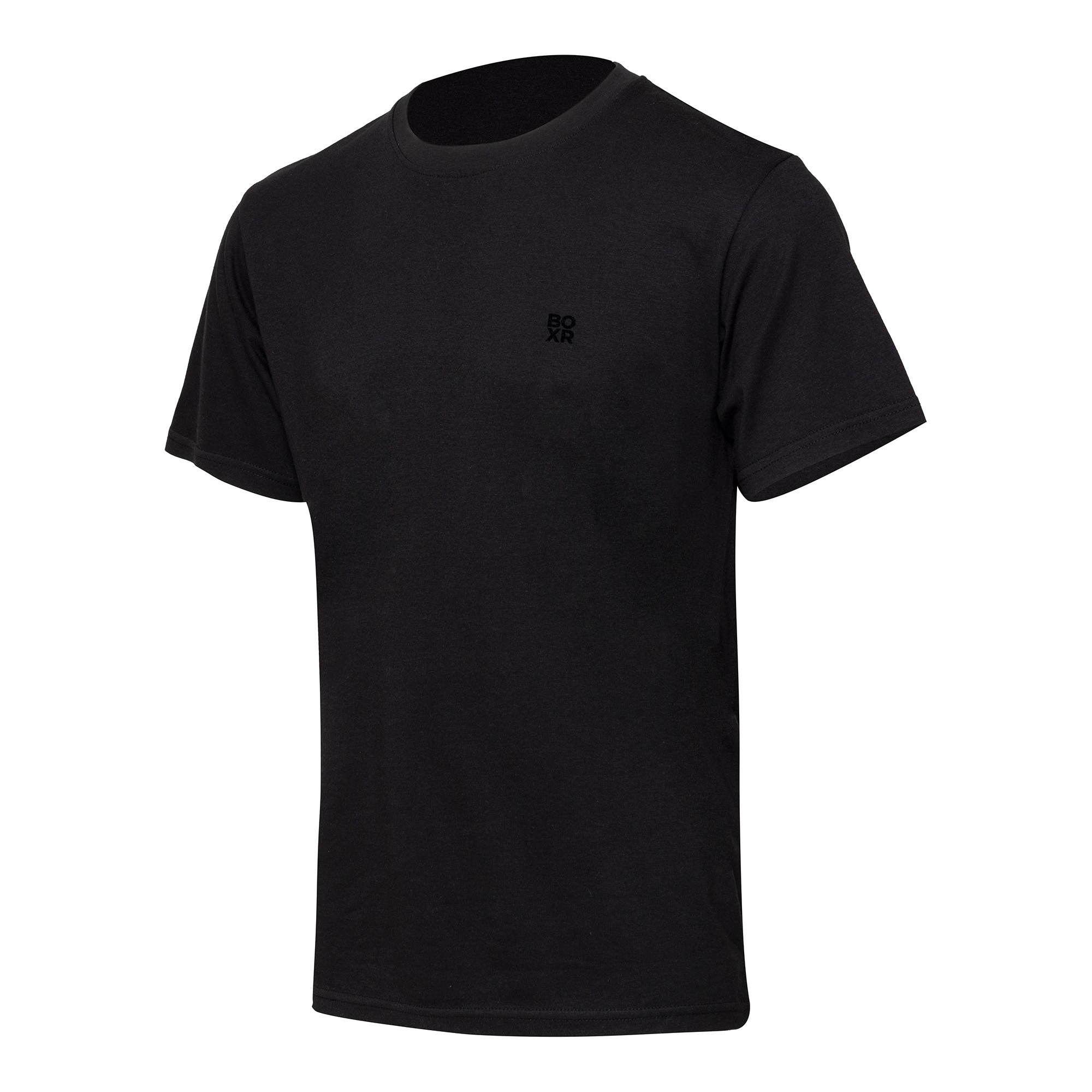 BOXR | Bambus Casual T-Shirt 1er-Pack Schwarz