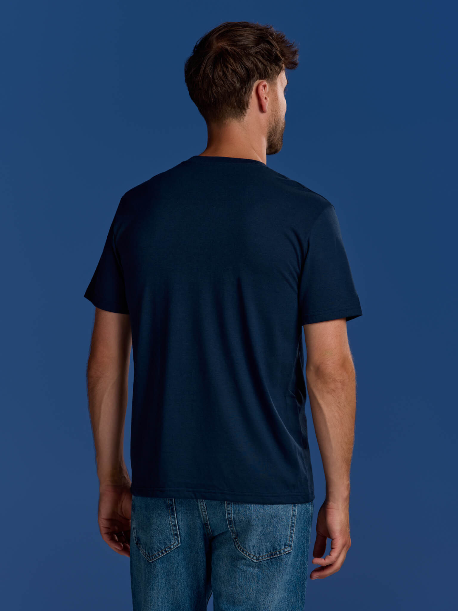 BOXR | Bambus Casual T-Shirt 5er-Pack Marineblau