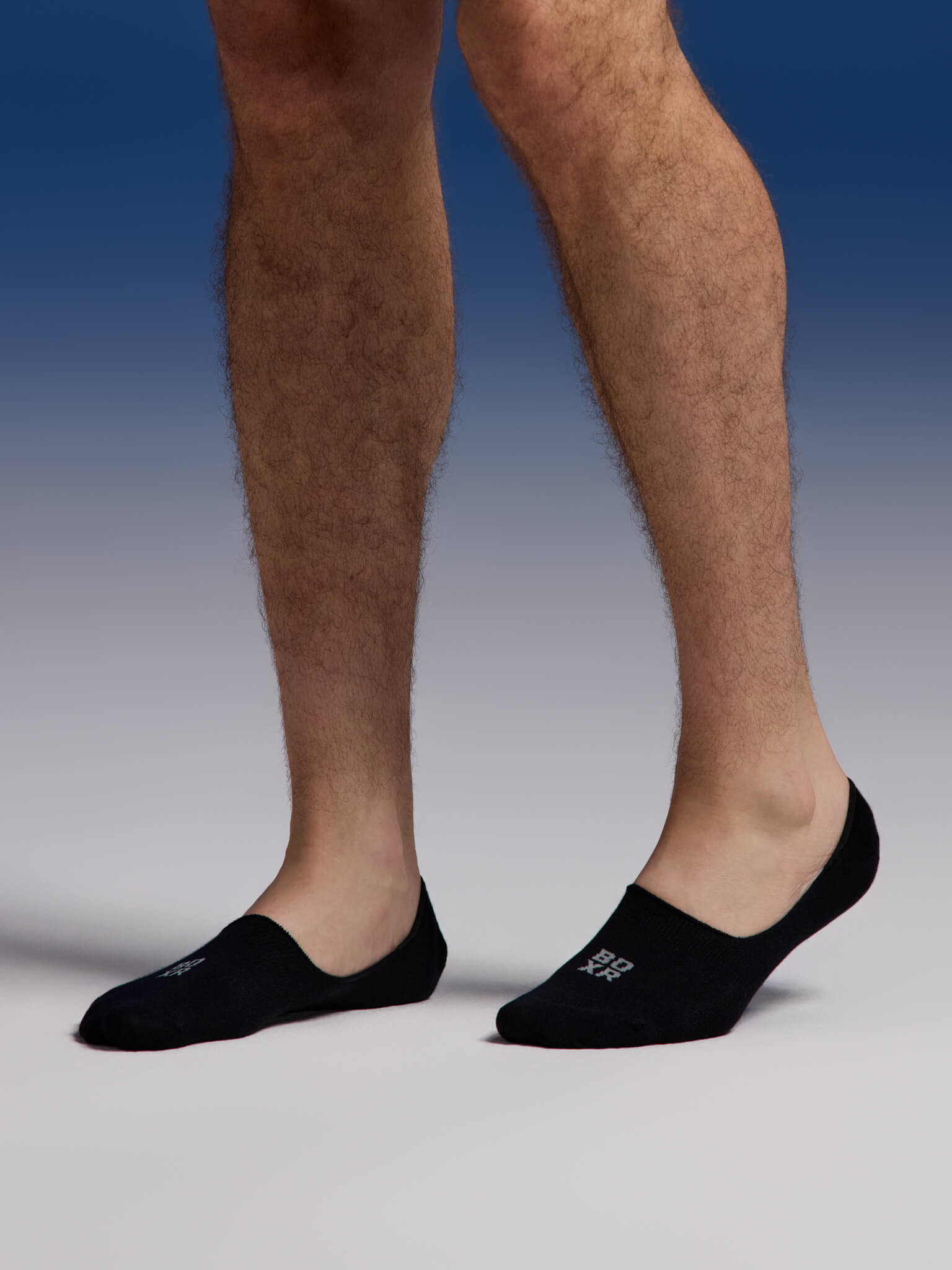 BOXR | Bambus Footies 2er-Pack Schwarz