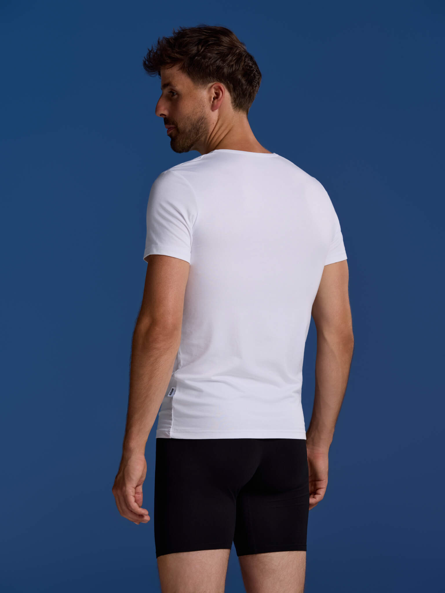 BOXR | Bambus T-Shirt V-Ausschnitt 2er-Pack Weiß