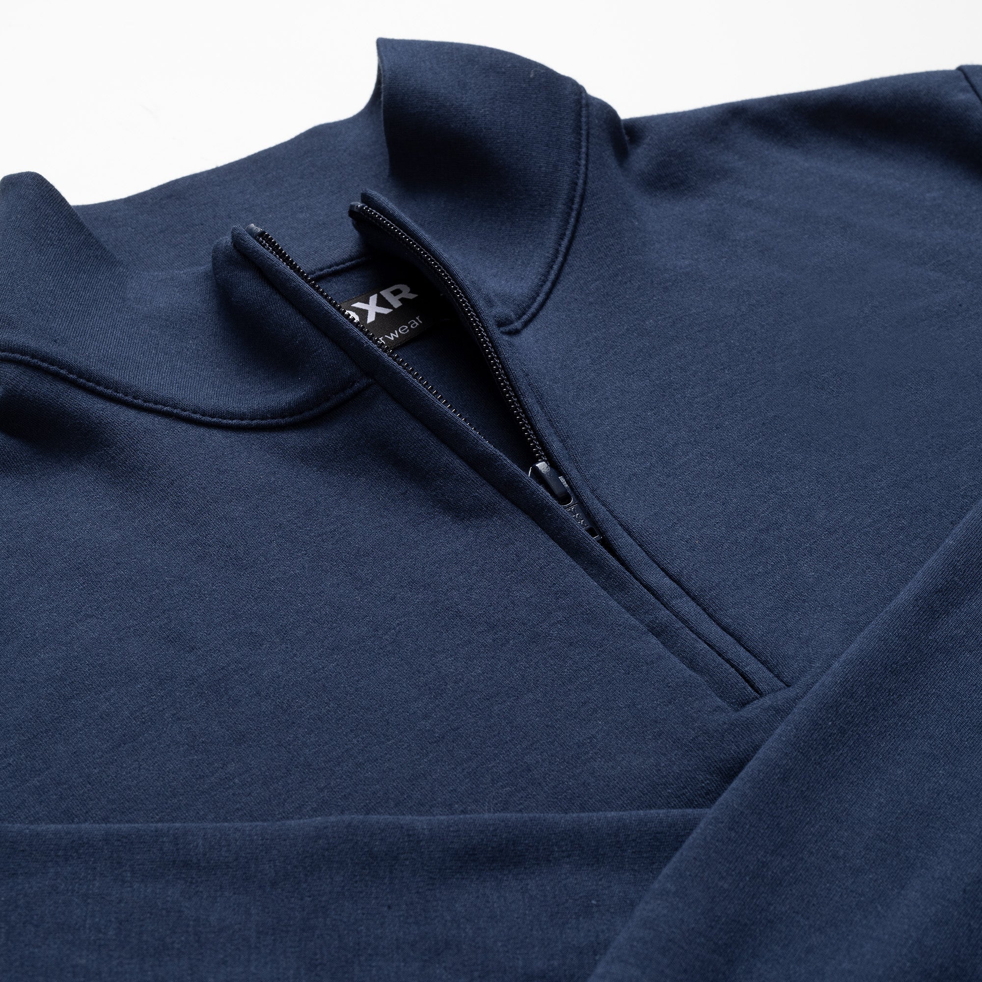 BOXR | Pullover mit Viertelreißverschluss Marineblau