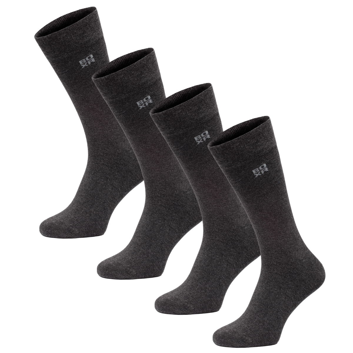 BOXR | Bambus Socken 4er-Pack Anthrazit