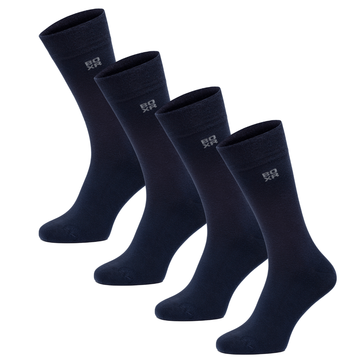 BOXR | Bambus Socken 4er-Pack Marineblau