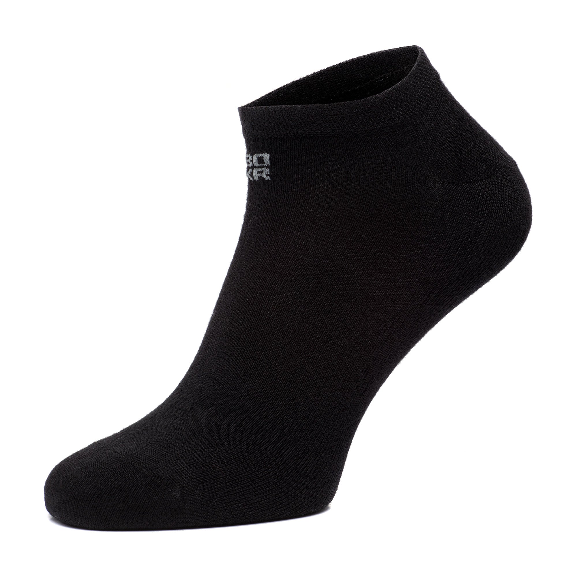 BOXR | Bambus Sneaker Socken 2er-Pack Schwarz