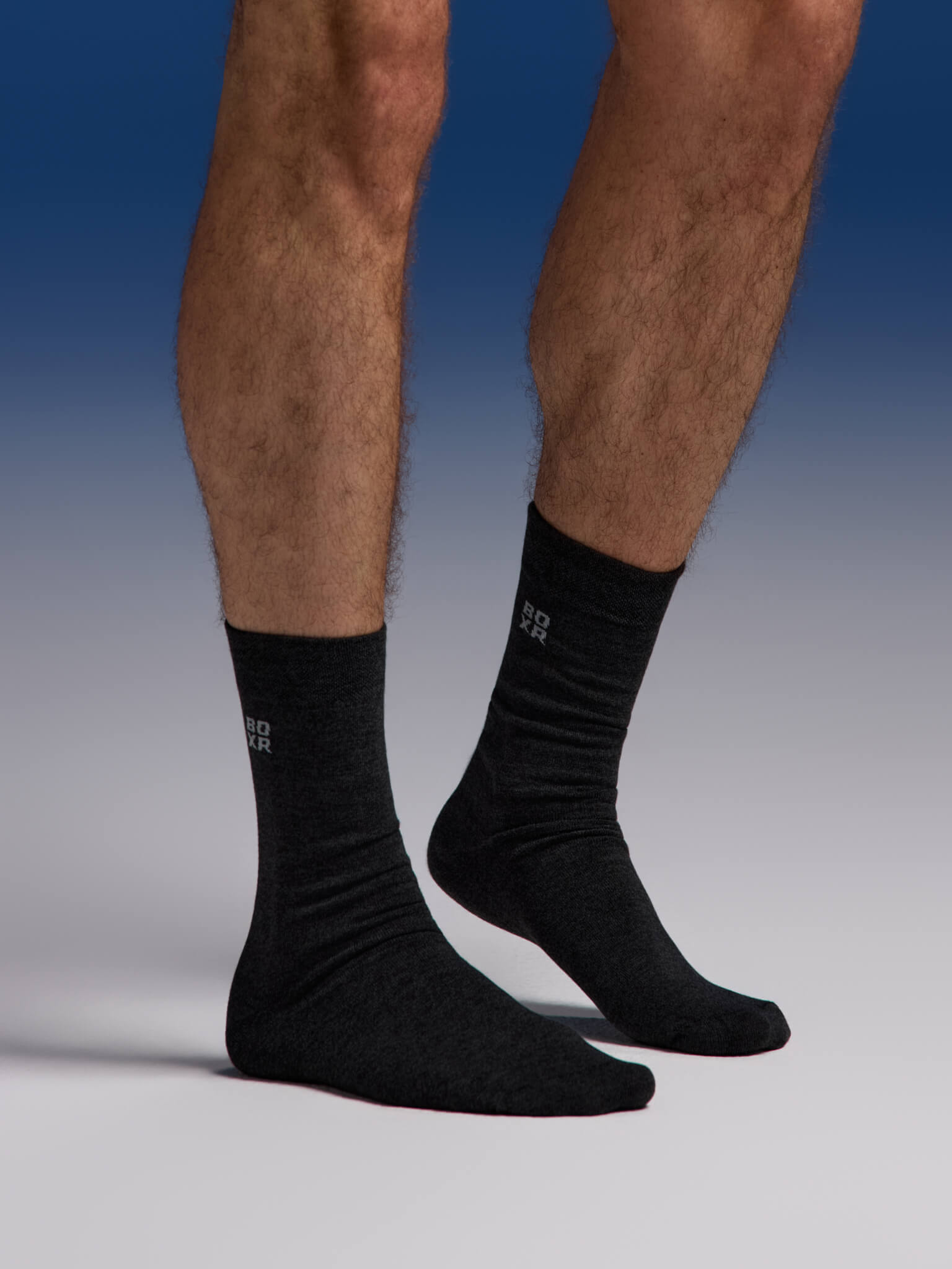 BOXR | Bambus Socken 4er-Pack Anthrazit