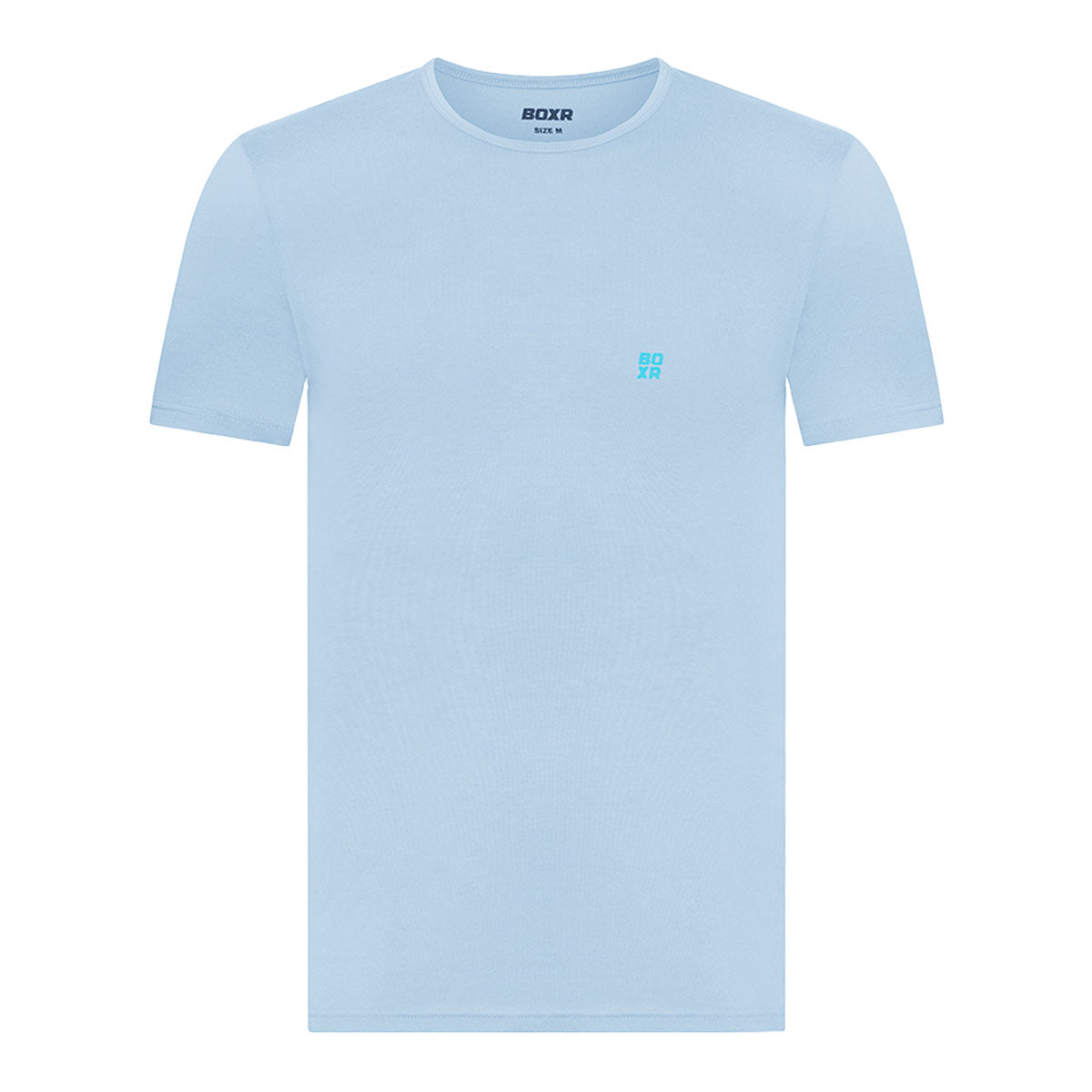 BOXR | Bambus Casual T-Shirt 1er-Pack Himmelblau