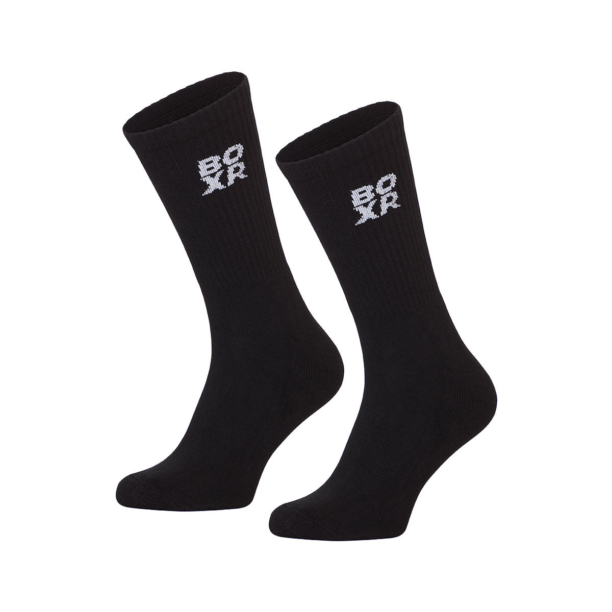 BOXR | Bambus Sportsocken 2er-Pack Schwarz