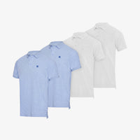 Bambus Poloshirts 4er-pack