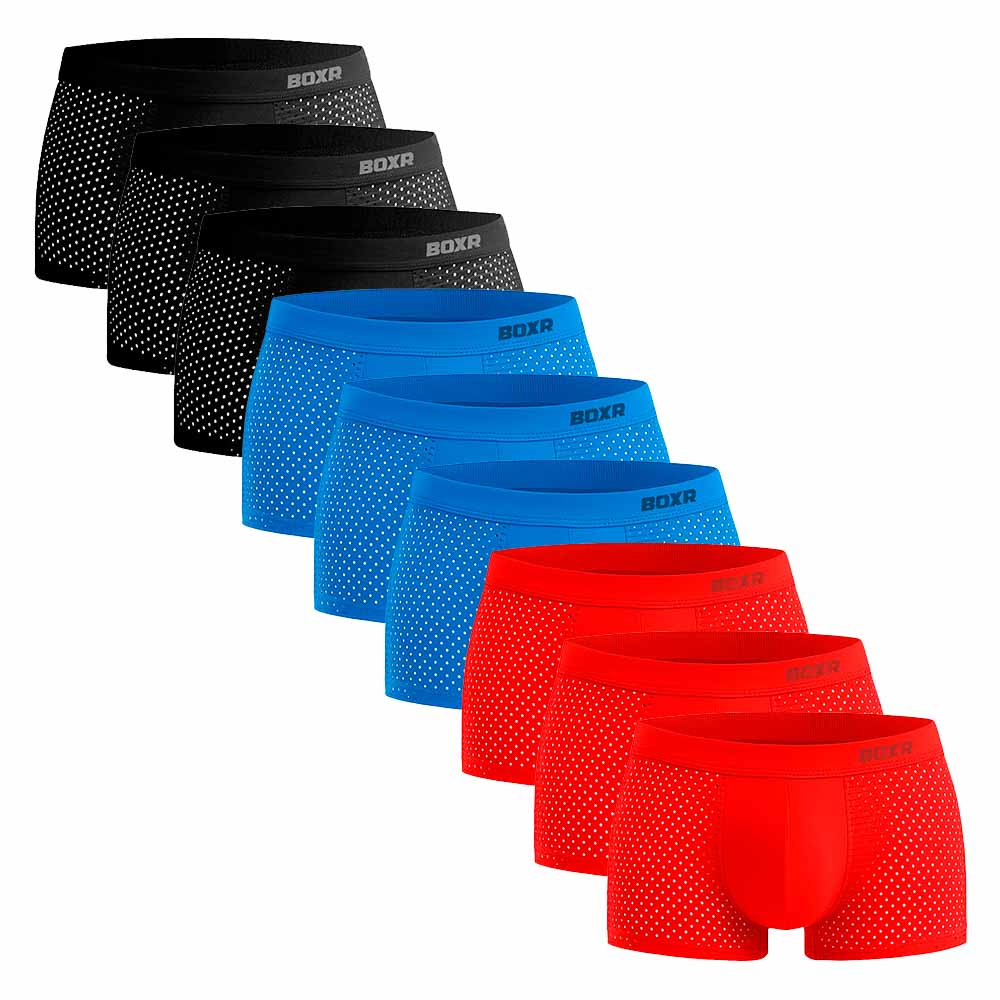 BOXR | Bambus Boxers 2.0 - 9er-Pack - Frisch