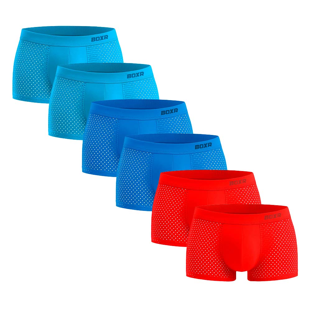BOXR | Bambus Boxers 2.0 - 6er-Pack - Sommermix