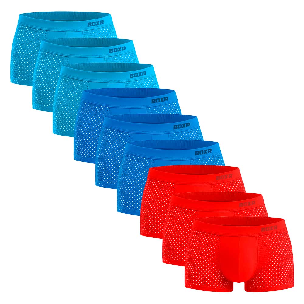 BOXR | Bambus Boxers 2.0 - 9er-Pack - Sommermix