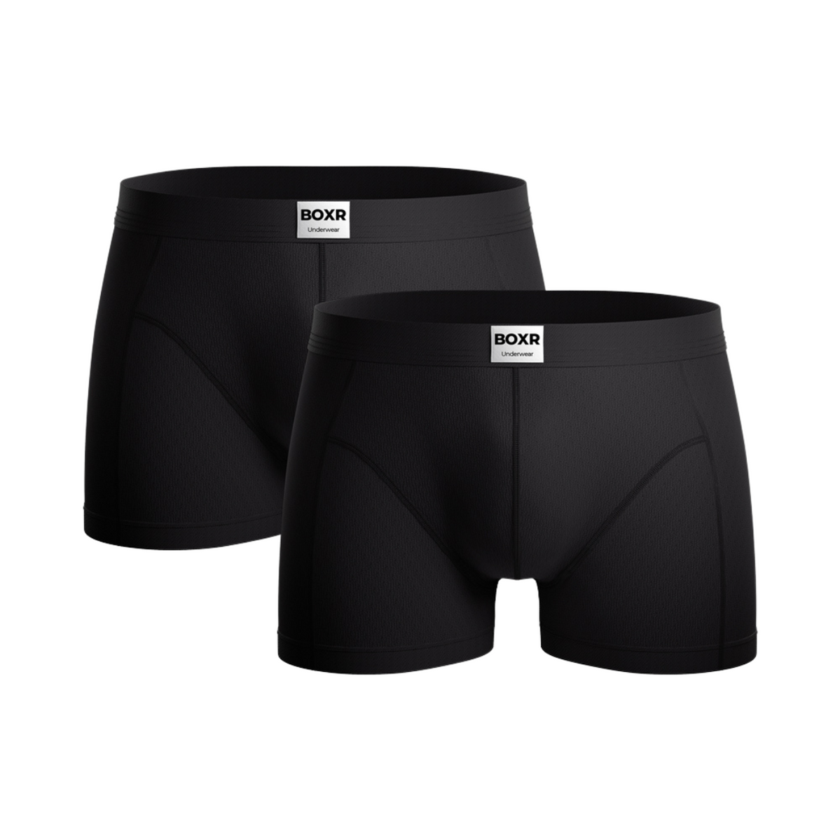 BOXR | Der Klassiker Bambus Boxer 2er-Pack Schwarz