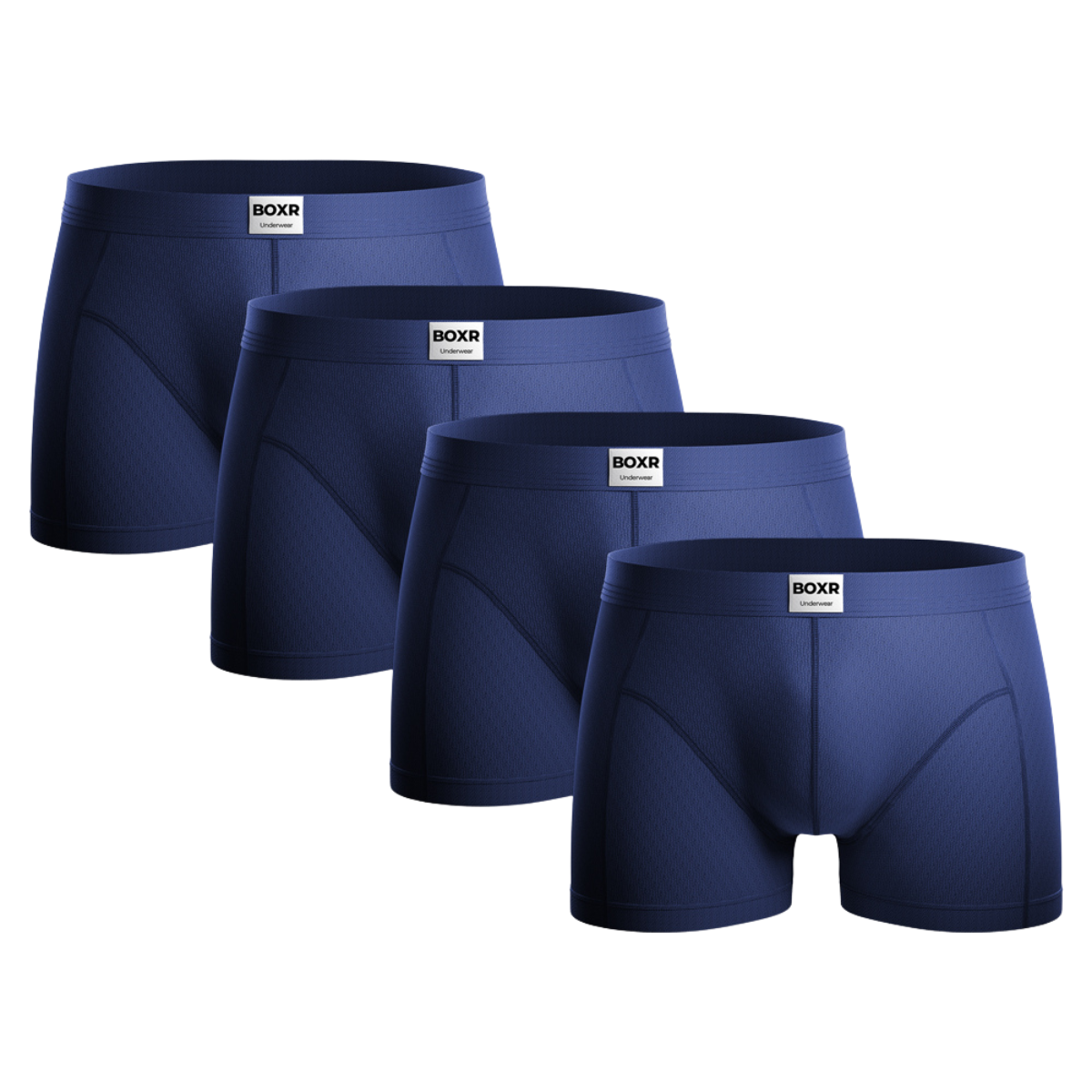 BOXR | Der Klassiker Bambus Boxer 4er-Pack Blau