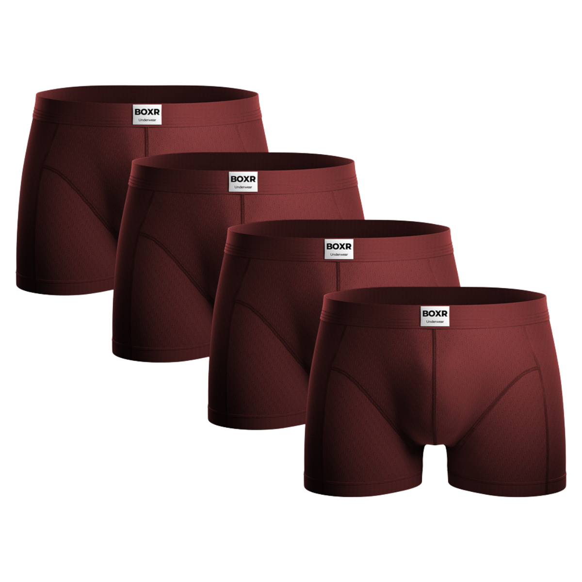 BOXR | Der Klassiker Bambus Boxer 4er-Pack Rot