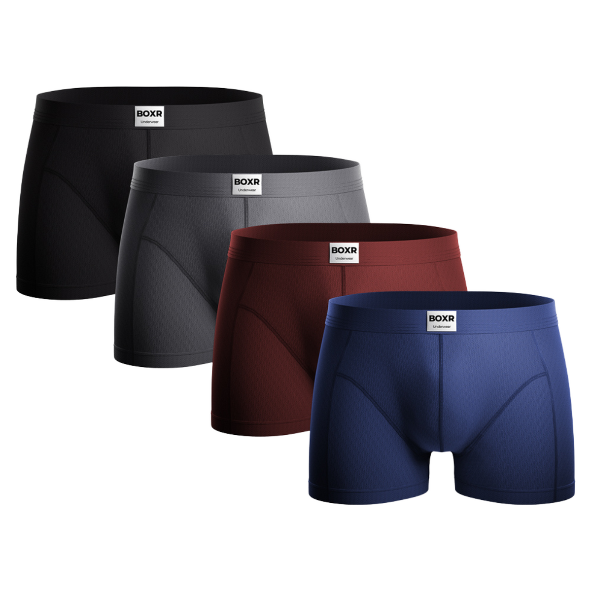 BOXR | Der Klassiker Bambus Boxer 4er-Pack Mehrfarbig