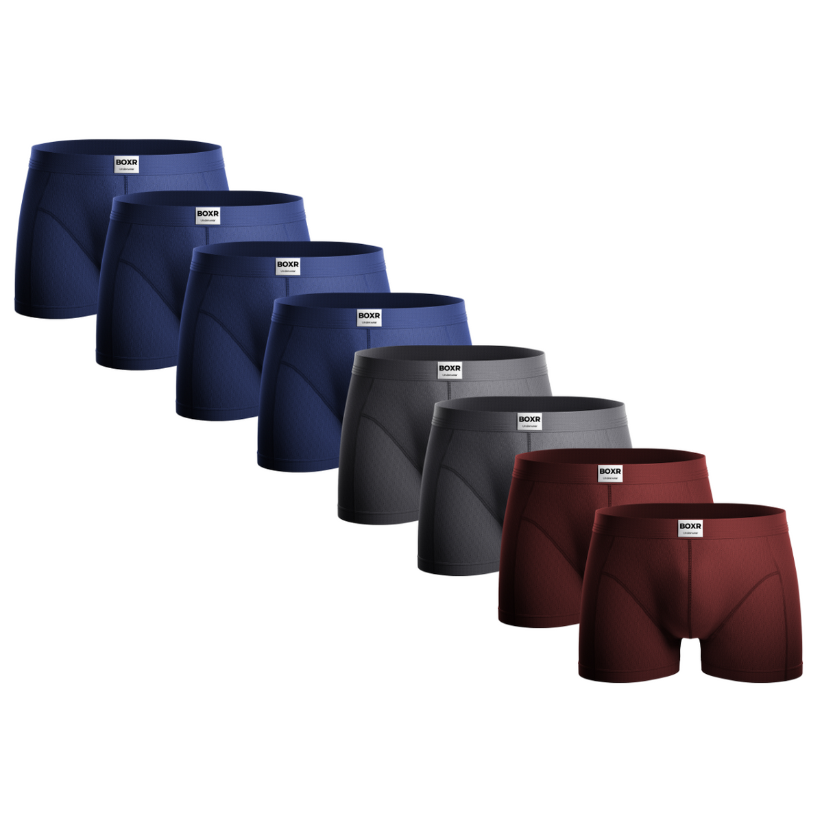 BOXR | Der Klassiker Bambus Boxer 8er-Pack Mehrfarbig