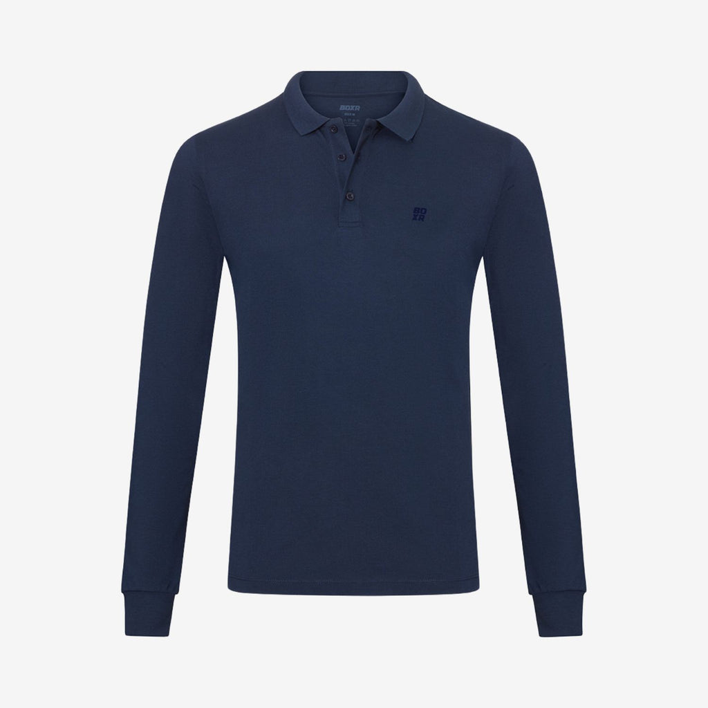 Bambus Langarm Poloshirt 1er-pack