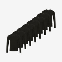 Bambus Langarm-Unterhemden 8er-pack
