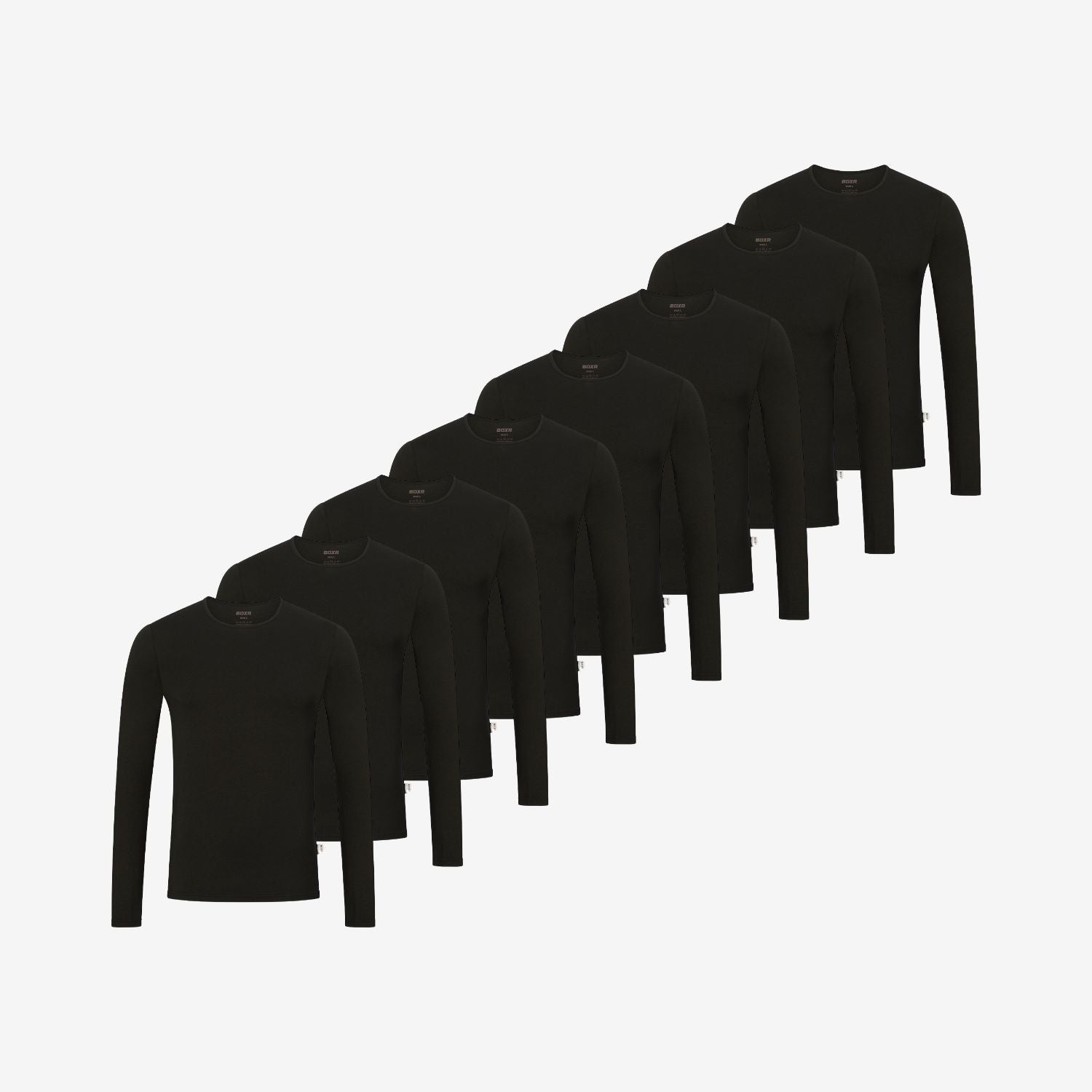 Bambus Langarm-Unterhemden 8er-pack