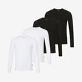 Bambus Langarm-Unterhemden 4er-pack