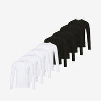 Bambus Langarm-Unterhemden 8er-pack