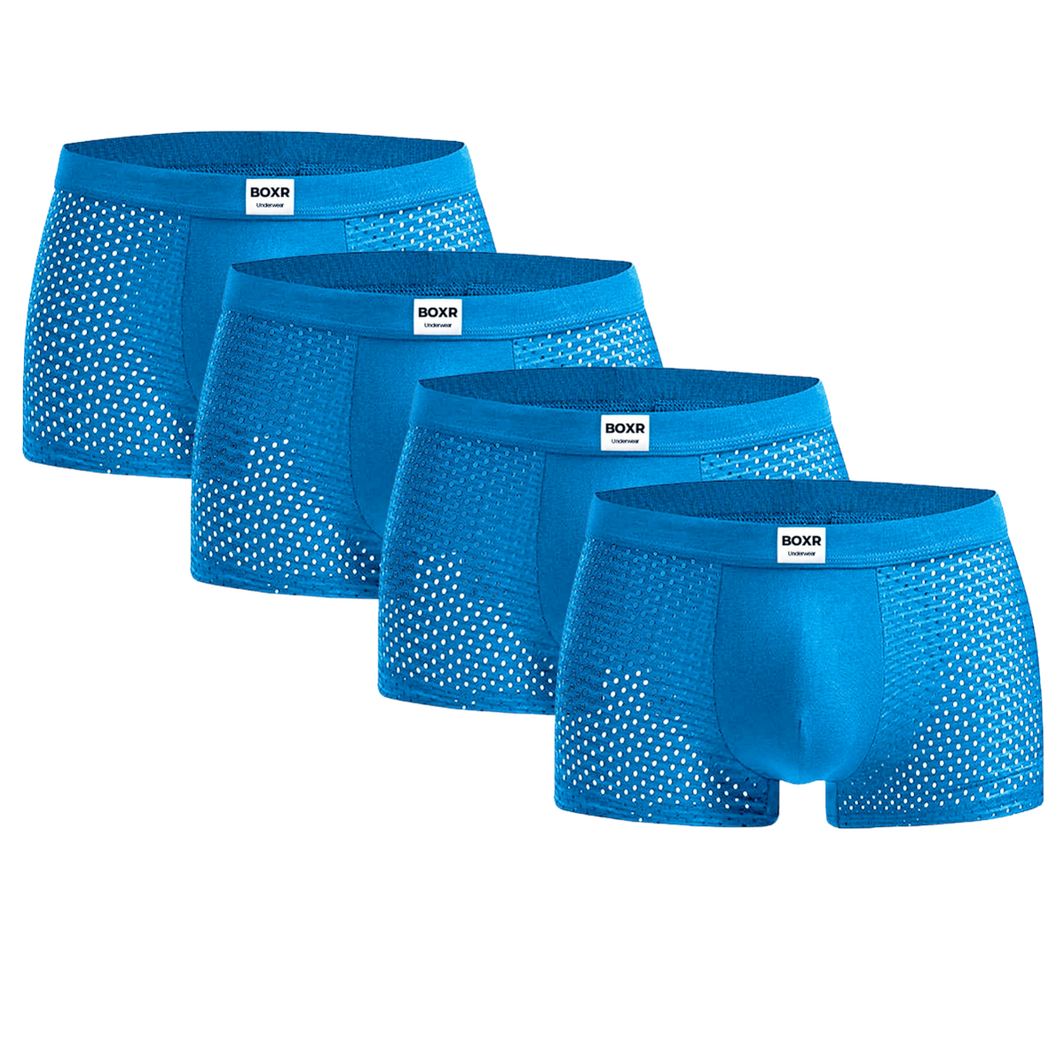 BOXR | Bambus Boxer 4er-Pack Hellblau