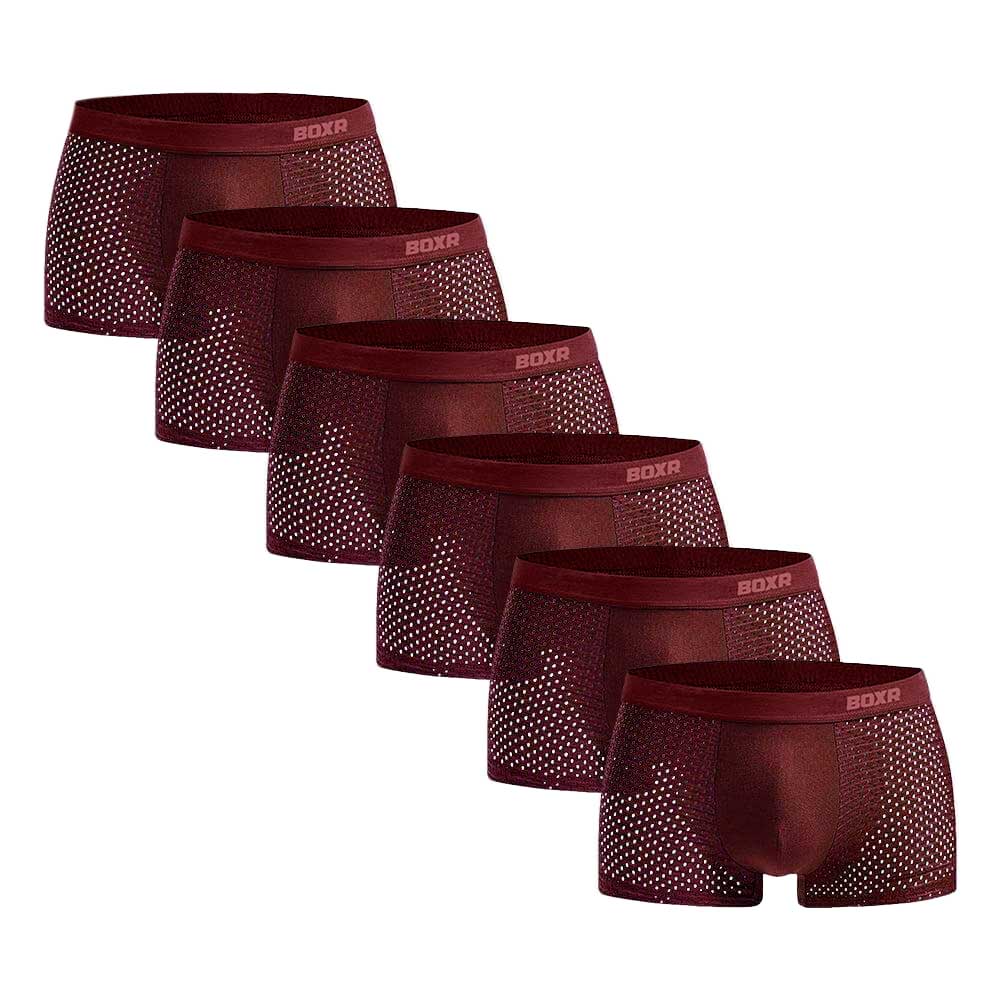 BOXR | Bambus Boxers 2.0 - 6er-Pack - Rot