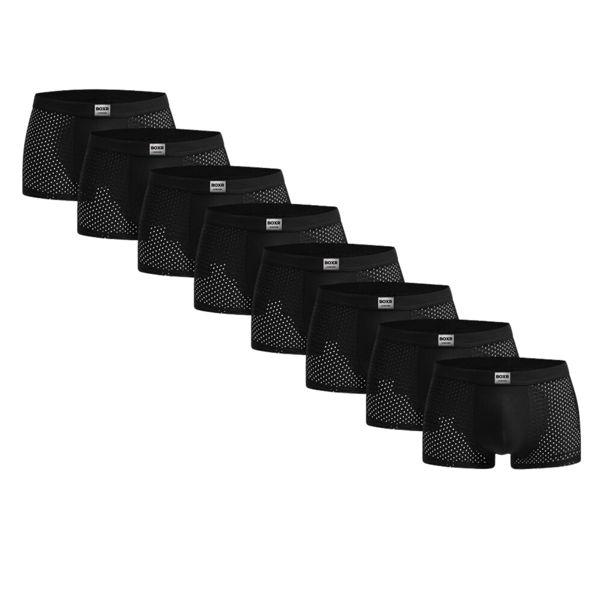 BOXR | Bambus Boxer 8er-Pack Schwarz