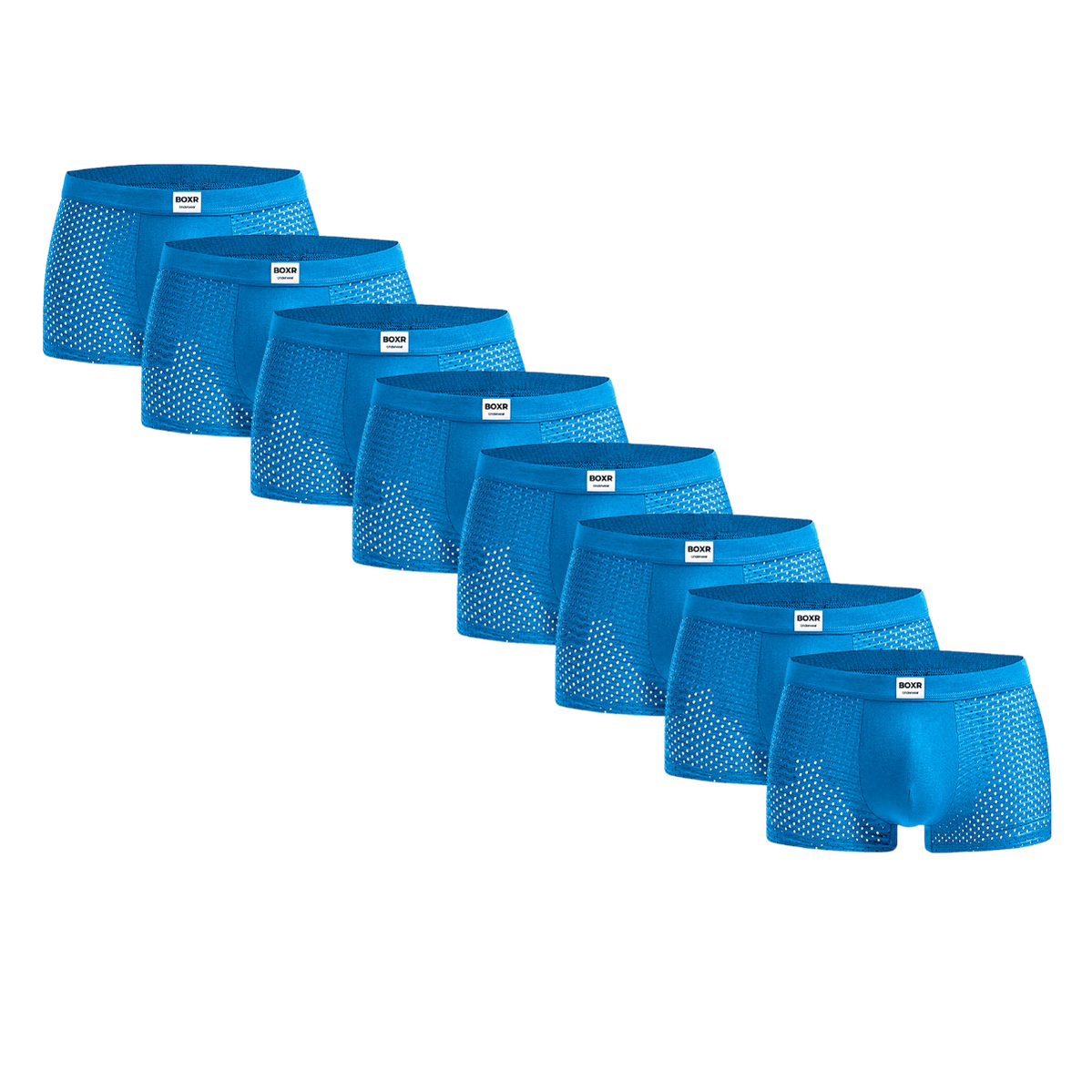 BOXR | Bambus Boxer 8er-Pack Hellblau