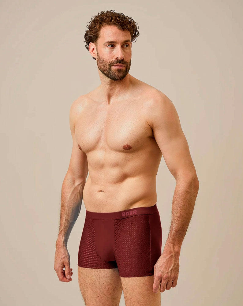BOXR | Bambus Boxers 2.0 - 9er-Pack - Rot