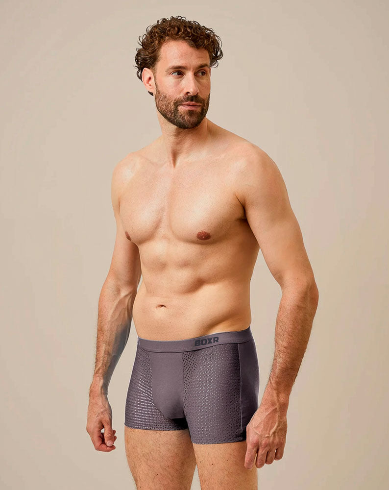 BOXR | Bambus Boxers 2.0 - 9er-Pack - Grau