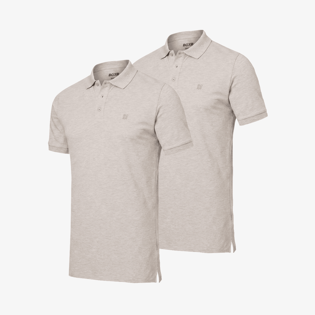Bambus Poloshirts 2er-pack