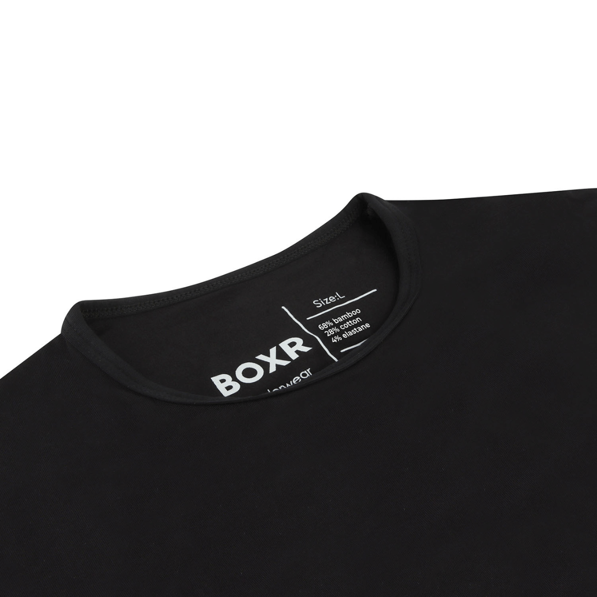 BOXR | Bambus Langarm T-Shirt 2-Pack Schwarz