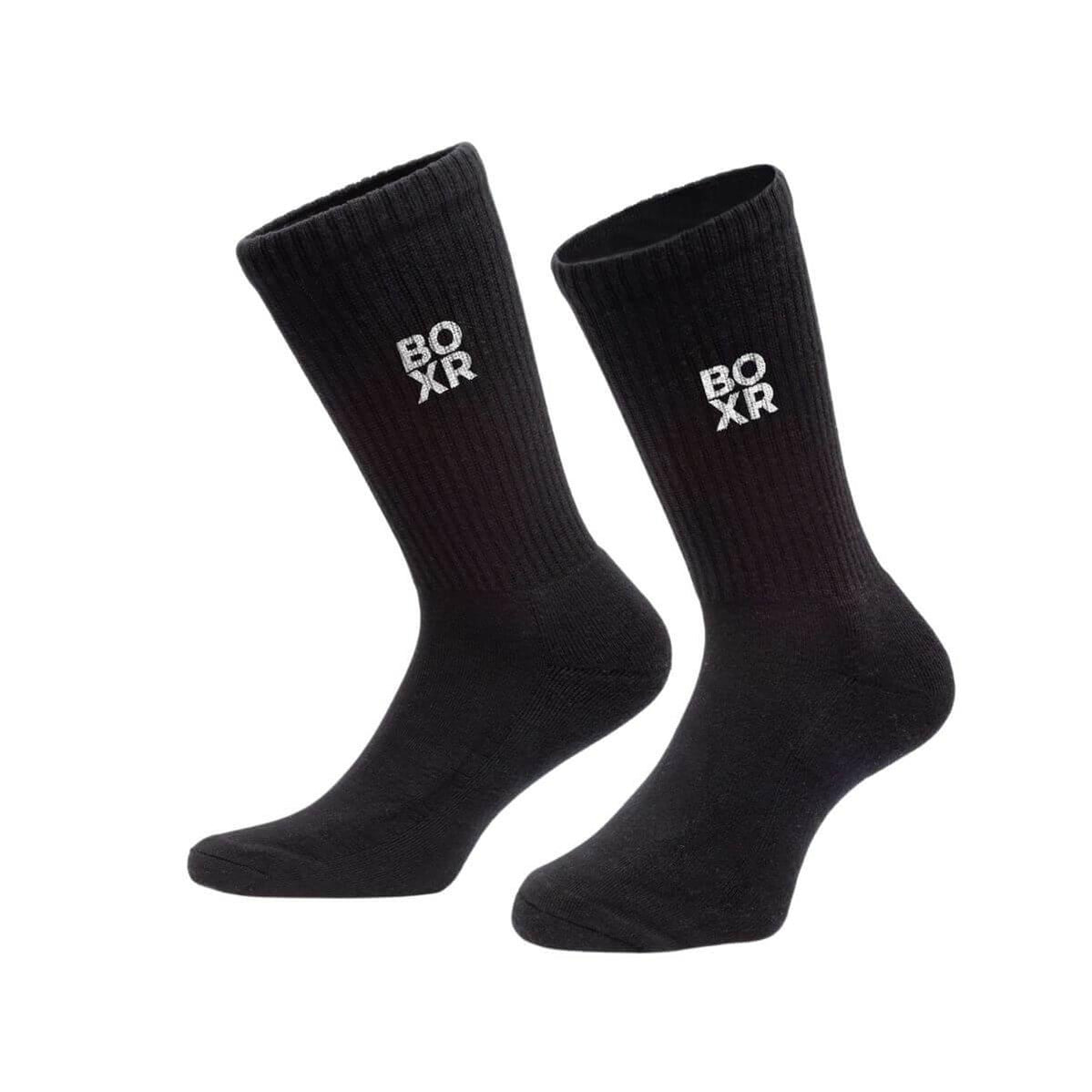 BOXR | Bambus Sportsocken 2er-Pack Schwarz