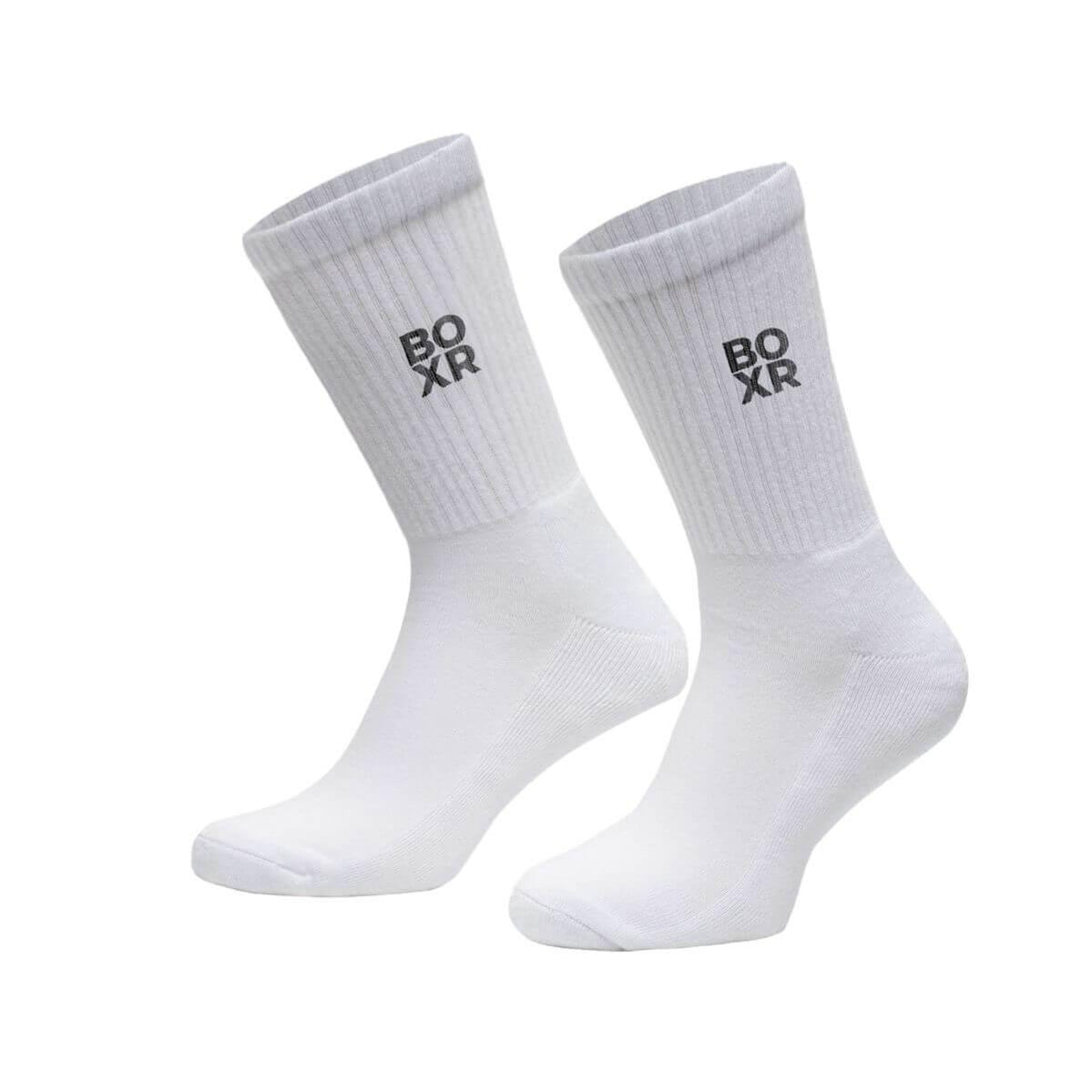 BOXR | Bambus Sportsocken 2er-Pack Weiß